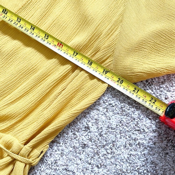 Yellow Wrap Maxi Dress - Picture 11 of 16